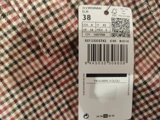 Pantalón Mango Talla 38 Mujer Nuevo