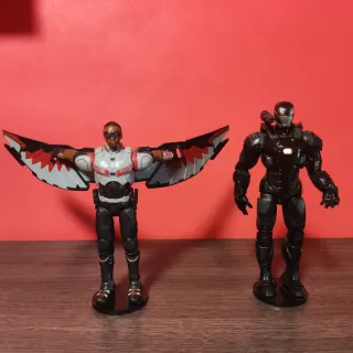 Pack Figuras Marvel: War Machine Iron Man, Falcon