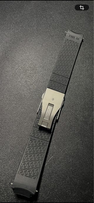 CORREA DE CAUCHO NEGRA TISSOT/NUEVA