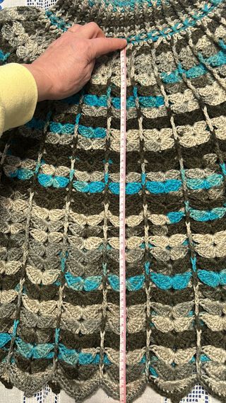 Jersey crochet hecho a mano