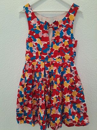 Vestido estampado multicolor