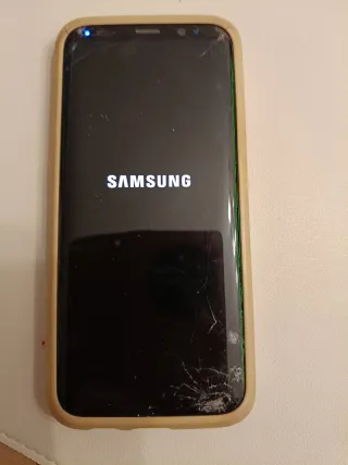 Samsung Galaxy S8 Nero Rotto