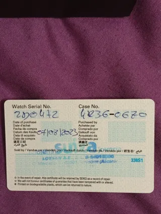 Reloj Seiko Tortuga "Manta Raya"