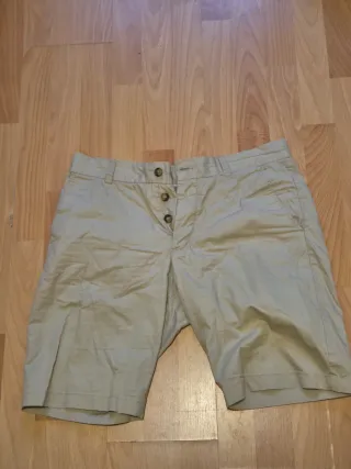 Pantalón corto chino H&M beige
