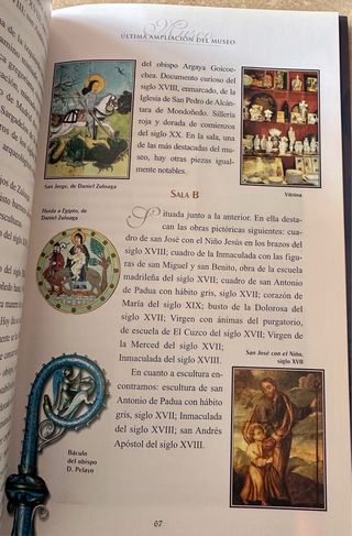 libro museo santos San Cristóbal Sebastián