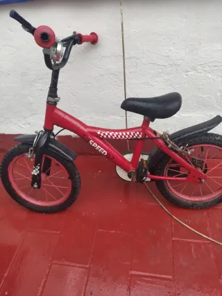 Bicicleta infantil roja SPEED