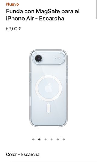 Funda con MagSafe para el iPhone Air - Escarcha