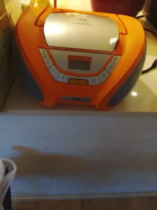 Boombox CD MP3 + FM Negro/Azul