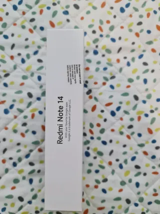 Xiaomi Redmi Note 14 256GB Negro Nuevo