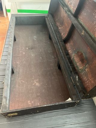 Maletín de madera y cuero para el jamón