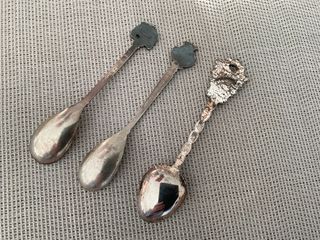 Lote 3 Cucharas de recuerdo