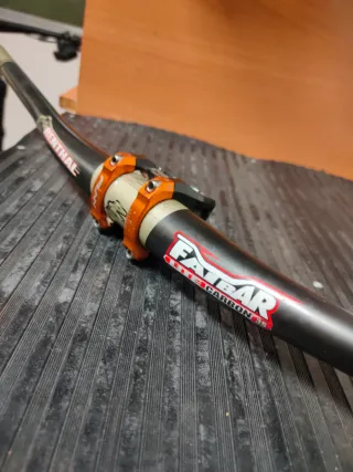 Manillar Renthal Fatbar Lite Carbon + Potencia Fun