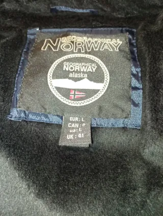 Abrigo Geographical Norway Azul Marino