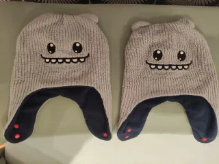 2 Gorros niño 1-3 años Decathlon Monstruo