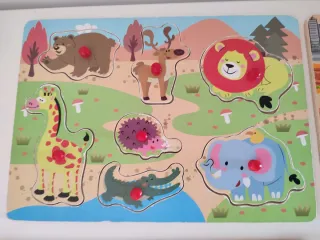 Puzzles infantiles de madera