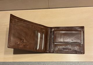 Portafoglio uomo Conte Massimo pelle marrone