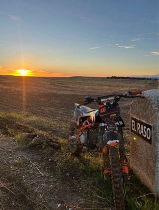Pit Bike IMR 140cc Naranja/Negra