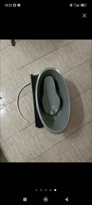 Bañera y asiento Luma para bebé