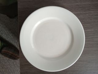 20 Piatti in Ceramica Bianca Moahsa