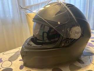 Casco MPH Negro Mate Poco Usado