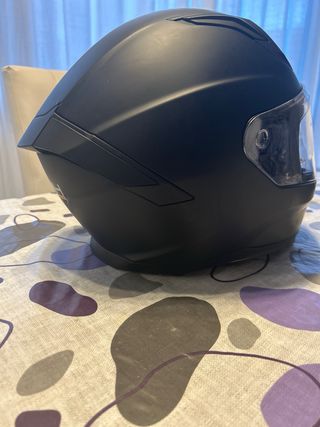 Casco MPH Negro Mate Poco Usado