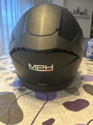 Casco MPH Negro Mate Poco Usado