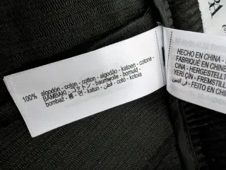 Pantalones pana Zara rectos T. M