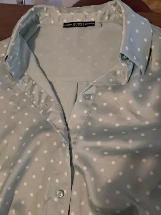 Vestido camisero Guess verde lunare