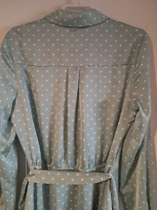 Vestido camisero Guess verde lunare