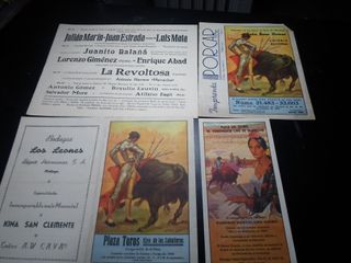 TAUROMAQUIA LOTE CARTELES-PEQUEÑOS