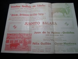 TAUROMAQUIA LOTE CARTELES-PEQUEÑOS