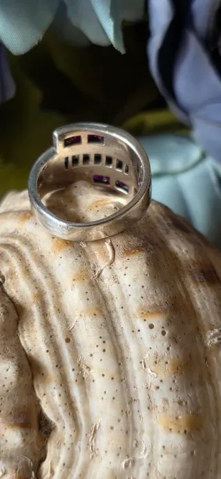 Anillo Plata Vintage Años 80