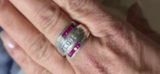 Anillo Plata Vintage Años 80