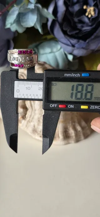 Anillo Plata Vintage Años 80