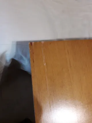 Mesa de madera plegable con ruedas