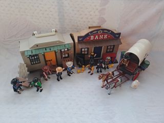 playmobil lotto citta western 4x