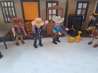 playmobil lotto citta western 4x