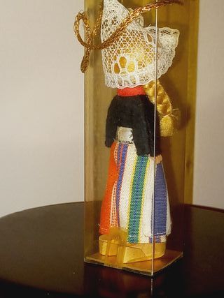 Boneca Folclórica Holandesa Vintage Volendam