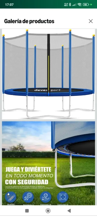 Cama elástica 305cm