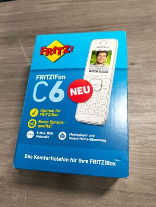 FRITZ!Fon C6 Teléfono DECT Blanco