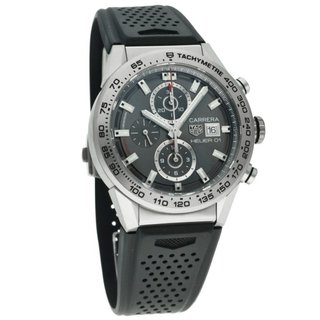 Cinturino silicone nero 22mm per Tag Heuer Carrera