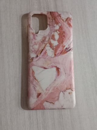 Funda Samsung Galaxy A12 Mármol Rosa