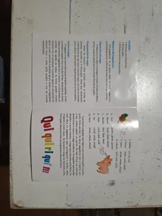 Juego de mesa Qui qui ri quí!!!
