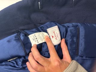 Traje Jajoan azul niños talla 48.