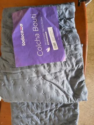 Todocama – Colcha boutí Fina con diseño Estrella, para Primavera, Verano, otoño e Invierno. 100% Microfibra Extra Suave. Cubre C