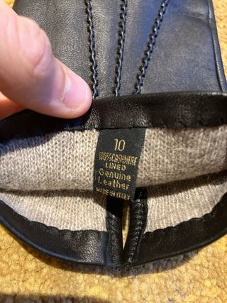 Guantes de Piel y CashemereMade in Italy