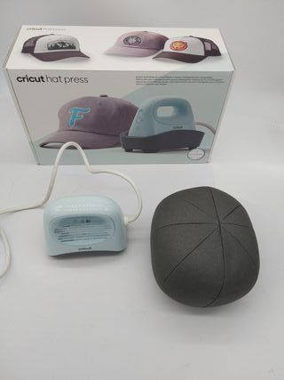 Cricut Hat Press | Placa térmica curva de 12,7 cm x 7,6 cm | Prensa térmica para proyectos de sombreros y gorras | Para usar con