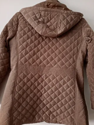 Parka Masterlist XL castanha acolchoada com capuz