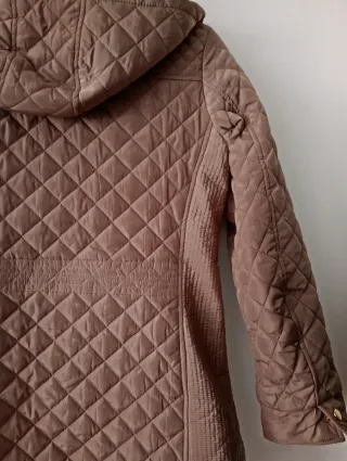 Parka Masterlist XL castanha acolchoada com capuz