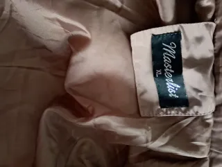 Parka Masterlist XL castanha acolchoada com capuz